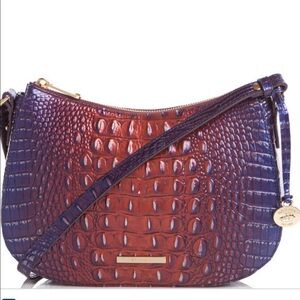 NWOT! BRAHMIN shayna dawning ombré sleek crossbody bag